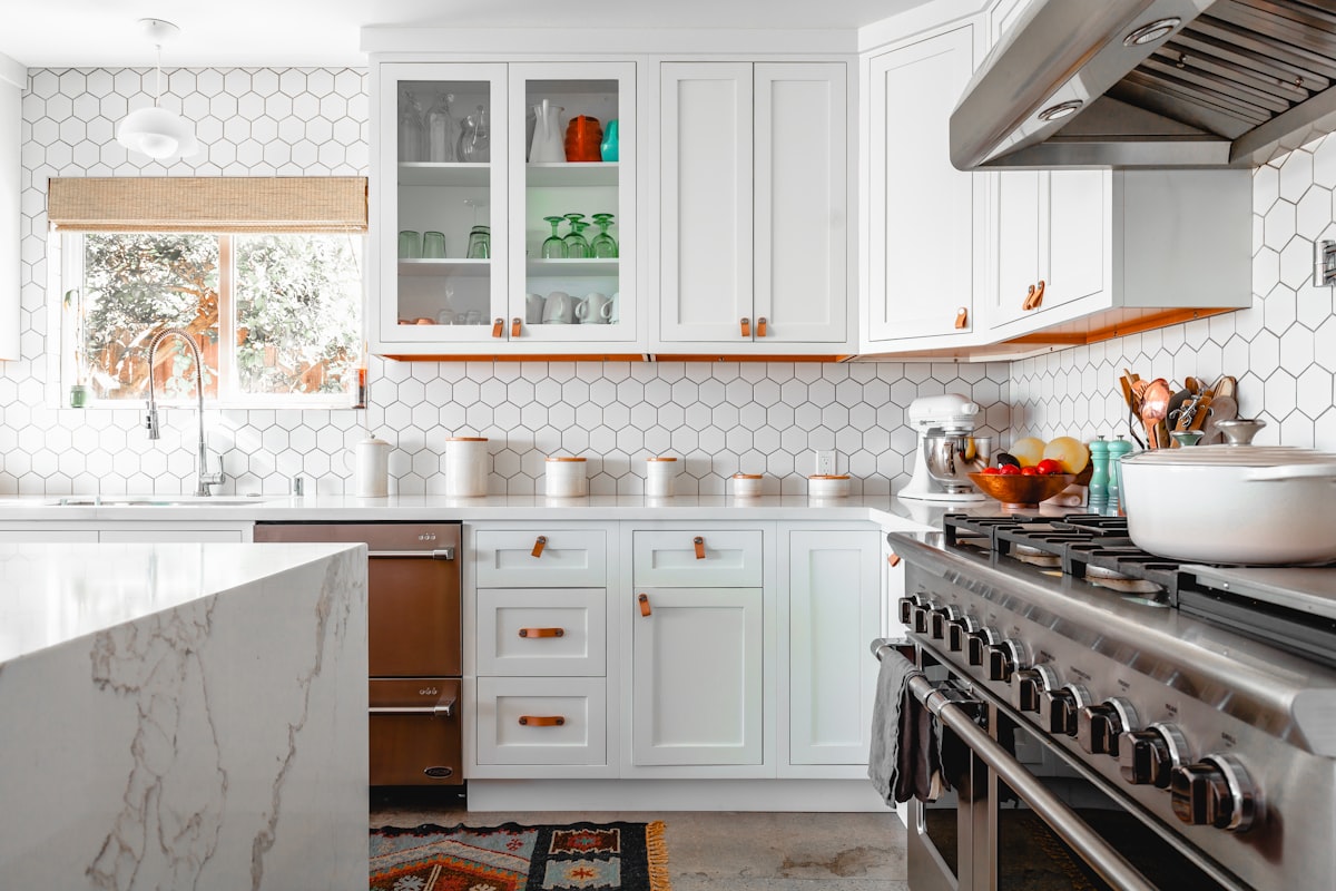 Bright, professionally staged kitchen